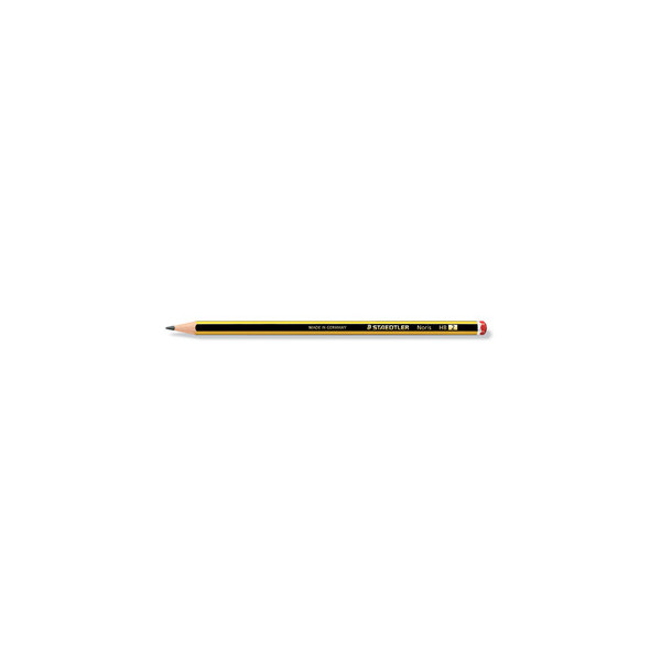 4007817104644 - Bleistift Noris 120 120-3 Härte H 20mm schwarz gelb 4007817104644 Staedtler