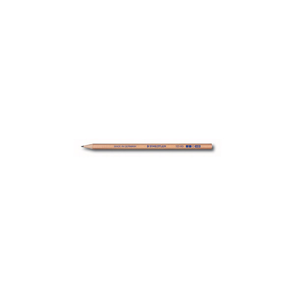 4007817110652 - Bleistift 123 60 123 60-2 Härte HB 20mm naturbraun 4007817110652 Staedtler