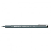 Fineliner pigment liner 308, 308 06-9, grau (Schreibfarbe: schwarz), 0,6mm