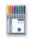 Folienstifte-Set Lumocolor, 311 WP8, 8-farbig sortiert, 0,4mm, Rundspitze, teils nachf&uuml;llbar