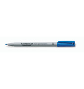 Folienstift Lumocolor, 312-3, blau, 1-2,5mm, Keilspitze, nachf&uuml;llbar