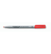 Folienstift Lumocolor, 312-2, rot, 1-2,5mm, Keilspitze, nachf&uuml;llbar