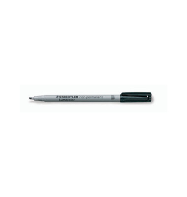 Folienstift Lumocolor, 312-9, schwarz, 1-2,5mm, Keilspitze, nachf&uuml;llbar