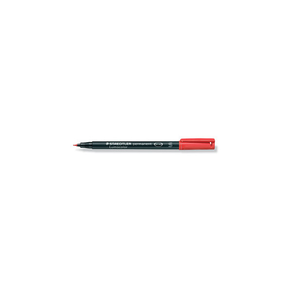 Staedtler Folienstift 313 S rot 0,4 mm permanent 4007817308646 Staedtler (Lumocolor)