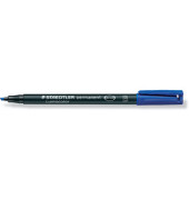 Folienstift Lumocolor, 314-3, blau, 1-2,5mm, Keilspitze, nachf&uuml;llbar