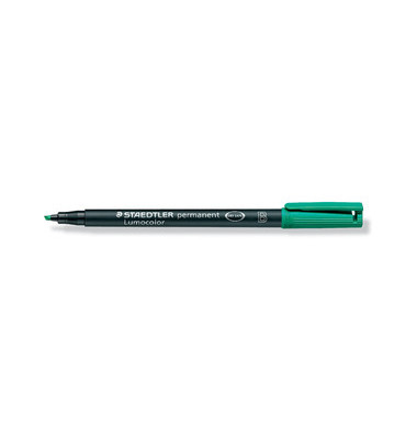 Folienstift Lumocolor, 314-5, gr&uuml;n, 1-2,5mm, Keilspitze, nachf&uuml;llbar