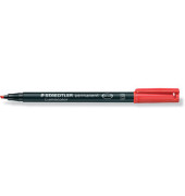 Folienstift Lumocolor, 314-2, rot, 1-2,5mm, Keilspitze, nachf&uuml;llbar