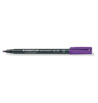 Folienstift Lumocolor, 314-6, violett, 1-2,5mm, Keilspitze
