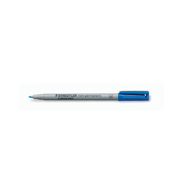 Folienstift Lumocolor, 315-3, blau, 1mm, Rundspitze, nachf&uuml;llbar
