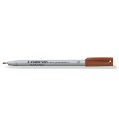 Folienstift 316 F braun 0,6 mm non-permanent
