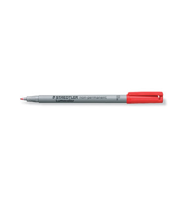 Folienstift Lumocolor, 316-2, rot, 0,6mm, Rundspitze, nachf&uuml;llbar