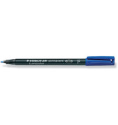 Folienstift Lumocolor, 318-3, blau, 0,6mm, Rundspitze, nachf&uuml;llbar