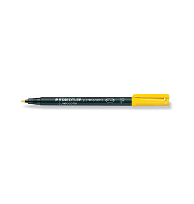 Folienstift Lumocolor, 318-1, gelb, 0,6mm, Rundspitze