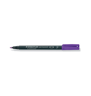 Folienstift Lumocolor, 318-6, violett, 0,6mm, Rundspitze