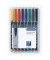 Folienstift 318 F farbig sortiert 0,6 mm 8er-Etui permanent