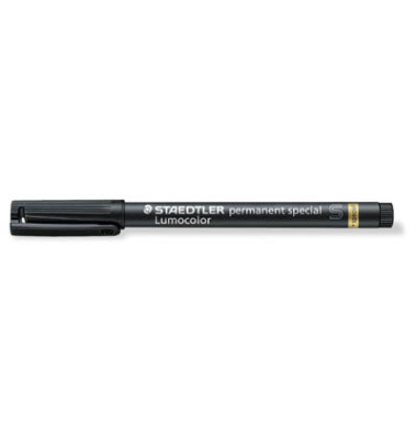 Folienstift Lumocolor, 319 S-9, schwarz, 0,4mm, Rundspitze
