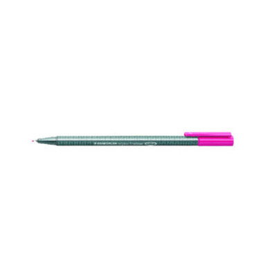 Fineliner triplus 334, 334-20, silber (Schreibfarbe: magenta), 0,3mm
