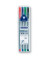 Fineliner-Set triplus 334, 334 SB4, silber (Schreibfarbe: 4-farbig sortiert), 0,3mm