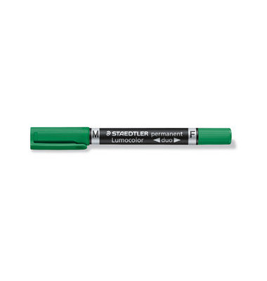 Permanentmarker 348 duo grün 0,6mm und 1,5mm Rundspitze Permanentmarker 348 duo grün 0,6mm und 1,5mm Rundspitze