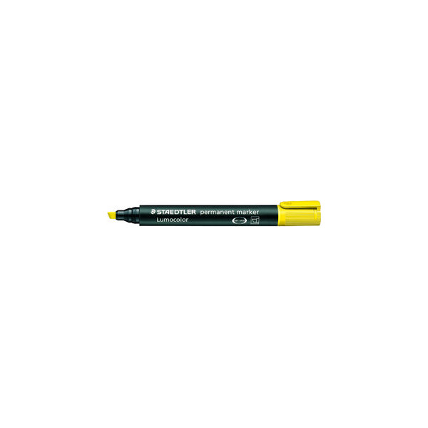 10 Stück Staedtler Permanentmarker 350 gelb 2-5 mm Keilspitze