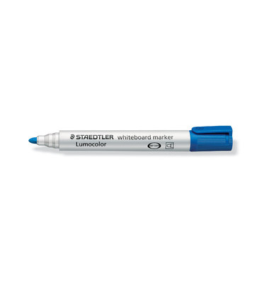 Boardmarker Lumocolor 351, 351-3, Stift, blau, 2mm Rundspitze