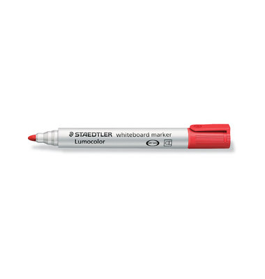 Boardmarker Lumocolor 351, 351-2, Stift, rot, 2mm Rundspitze