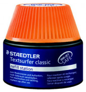 Textmarker-Nachf&uuml;lltinte Textsurfer classic Refill, 48864-4, orange