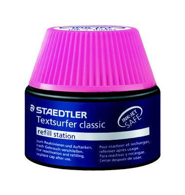 Nachfüllfarbe Textmarker rosa für 34610 30 ml Nachfüllfarbe Textmarker rosa für 34610 30 ml