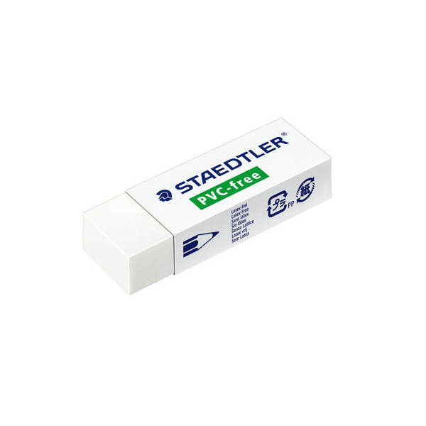 4007817525067 - Radierer PVC-frei weiß 65x23x13 4007817525067 Staedtler