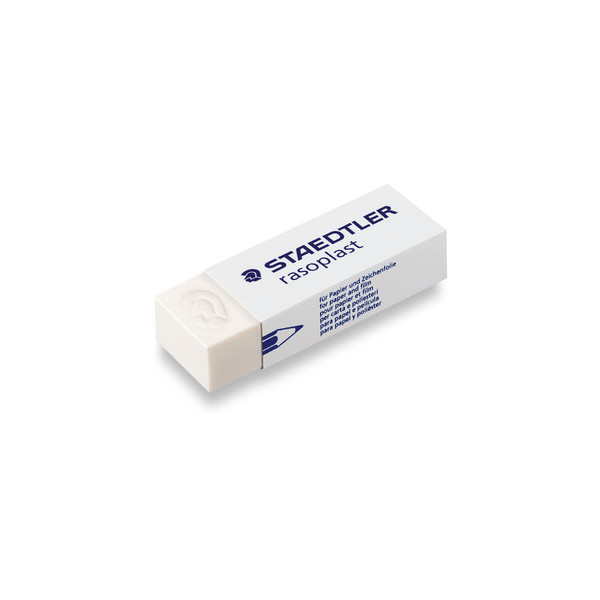 4007817524305 - Radiergummi rasoplast 65 x 23 x 12mm weiß 4007817524305 Staedtler