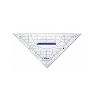 Geodreieck Mars Hyperthenuse 22cm glasklar Geodreieck Mars Hyperthenuse 22cm glasklar