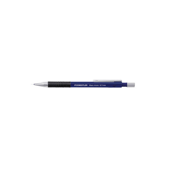 4007817708309 - Druckbleistift Mars micro 775 07 Härte HB 07mm dunkelblau mit Radiergummi 4007817708309 Staedtler