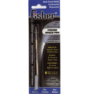 Ersatzmine Fisher Space Pen blau M Gasdruck Ersatzmine Fisher Space Pen blau M Gasdruck