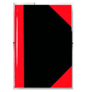 Chinakladde 29114, Chinakladde, schwarz, A4, kariert, 60g, 96 Blatt / 192 Seiten