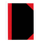 Chinakladde 29115 schwarz/rot A5 kariert 60g 96 Blatt 192 Seiten