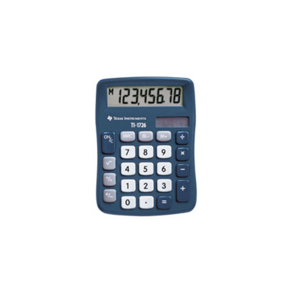 3243480009683 - TI-1726 - Taschenrechner - 8 Stellen - Solarpanel (TI1726) (TI1726) - Texas Instruments