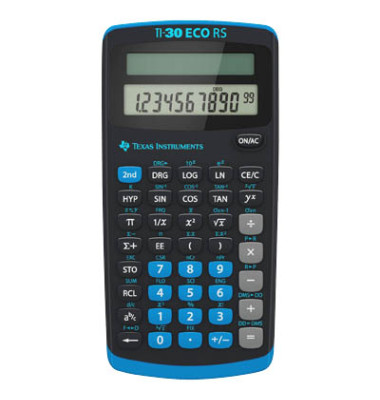 Taschenrechner TI-30 eco RS 10-stellig schwarz