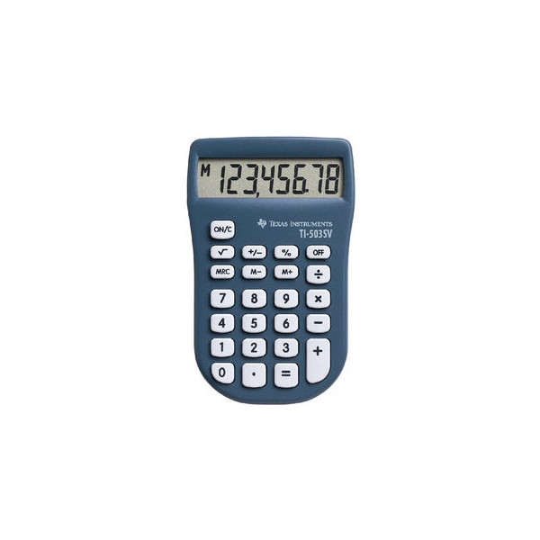 3243480009690 - Taschenrechner TI-503SV 8-stellig blau 3243480009690 Texas instruments