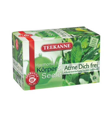 Wellness-Tee Atme Dich frei Kräuter 20x 2g Beutel Wellness-Tee Atme Dich frei Kräuter 20x 2g Beutel