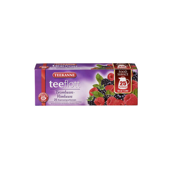 4009300002826 - teeflott Brombeere-Himbeere Tee 25 Portionen 4009300002826 - teeflott Brombeere-Himbeere Tee 25 Portionen