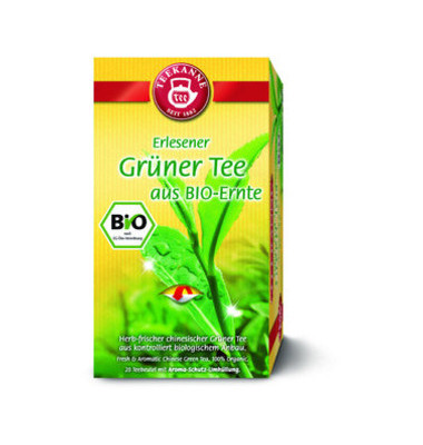 Tee ORGANIC. GREEN TEA 6543, Gr&uuml;ner Tee, Beutel