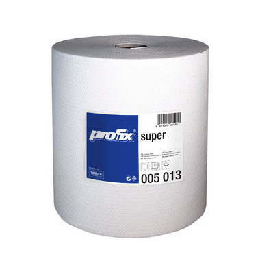 Wischtuchrolle Super 005013, 500 T&uuml;cher, 40cm x 190m, hochwei&szlig;