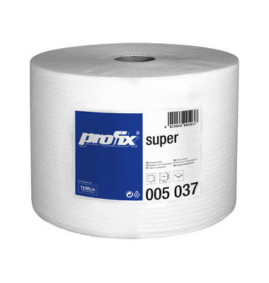 Wischtuchrolle Super 005037, 500 T&uuml;cher, 27cm x 190m, hochwei&szlig;