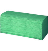 Papierhandtücher 061057 racon easy ZZ-Zickzack 25 x 23 cm 1-lagig grün Krepp 4600 Tücher
