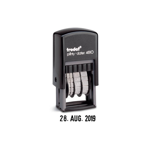 0092399703815 - Datumstempel printy-dater 4810 Kunststoff Schrifthöhe (Datum) 38mm 0092399703815 Trodat