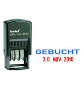 Datumstempel Printy GEBUCHT schwarz