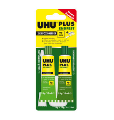 Zweikomponentenkleber 45670 PLUS ENDFEST, 33g, permanent