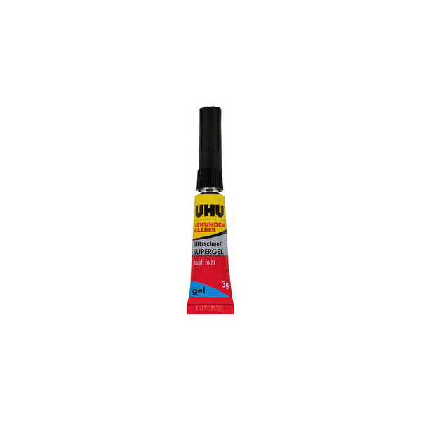 4026700487909 - Sekundenkleber 48790 blitzschnell SUPERGEL 3g permanent 4026700487909 UHU