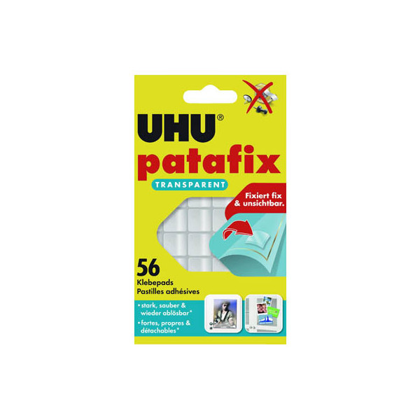 4026700488159 - Klebepads 48815 patafix 56 Stück 12x12mm (BxL) doppelseitig wiederablösbar 4026700488159 56 Stück