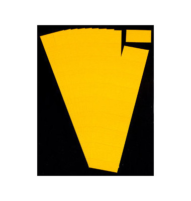 Einsteckkarten für Planrecord gelb 40x32mm